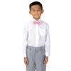 Spring Notion Boys' Pre-Tied Banded Satin Bow Tie, Medium with Gift Box, Dusty Rose view 2