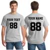 Custom Team Uniforms & Jerseys for Men - Make Your OWN Shirt - Jersey Style Print, Ash 3X-Large view 1