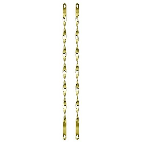 Lowrider 26" Twisted Fork Bars Gold.