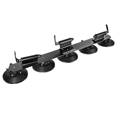 ROCKBROS Suction Cup Bike Rack for Car Roof Top Sucker Bike Rack Quick Release Aluminium Alloy Bike Carrier with Sucker for 3 Bikes
