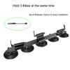 ROCKBROS Suction Cup Bike Rack for Car Roof Top Sucker Bike Rack Quick Release Aluminium Alloy Bike Carrier with Sucker for 3 Bikes view 4