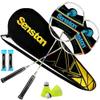 Senston Carbon Composite Badminton Rackets for Beginners - Complete 2-Player Kit with Bag | Lightweight & Easy to Use | Backyard, Park, Indoor Outdoor Play view 1