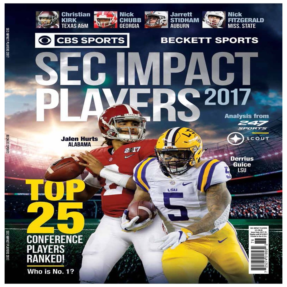 CBS Sports 2017 SEC Impact Players Preview Magazine