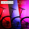 USB Rechargeable Bicycle Led Light Rear,Safety Cycling 3colors Super Bright Taillights Lightweight,IPX6 Waterproof Long Run-time,Shock-Resistant 1-Pack view 3