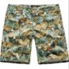 SSLR Mens Shorts Causal Flat Front Hawaiian Summer Shorts for Men (30, Green) view 1