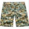 SSLR Mens Shorts Causal Flat Front Hawaiian Summer Shorts for Men (30, Green) view 2