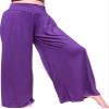 Full Funk 60s Retro Legging Style Thick Spandex Wide Flared Leg Pants, Medium-Large, Purple view 1