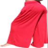 Full Funk 60s Retro Legging Style Thick Spandex Wide Flared Leg Pants, Medium-Large, Lust Red view 2