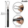 Aventik Fly Fishing Water Streamer Thermometer 20-120 Fahrenheit/Celsius Rotate Lake Thermometer Anglers Vest Pack Tool Gear Accessories Fly Fishing Carp Bass Sea Fishing(Black) view 3