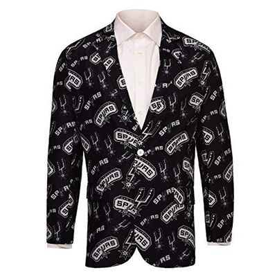 FOCO NBA San Antonio Spurs Men's Repeat Ugly Business Jacket