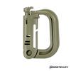 BOOSTEADY 10 Pack Multipurpose D-Ring Grimlock Locking for Molle Webbing with Zippered Pouch view 3