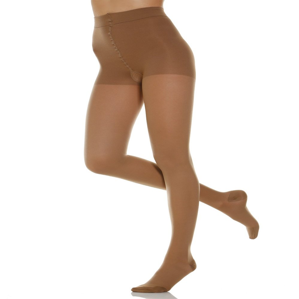 20-30 mmHg Firm Compression Support Pantyhose. Italian Made (Size 2 Nude)