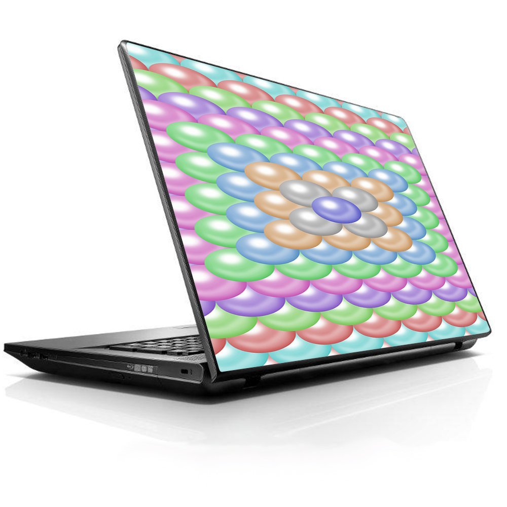 15 15.6 inch Laptop Notebook Skin Vinyl Sticker Cover Decal Fits 13.3" 14" 15.6" 16" HP Lenovo Apple Mac Dell Compaq Asus Acer Pastel Bubbles Design