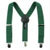 Spring Notion Boys' Elastic Suspenders with Leather Crosspatch Emerald Large view 1