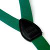 Spring Notion Boys' Elastic Suspenders with Leather Crosspatch Emerald Medium view 3