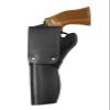 Barsony Black Leather Western Style Gun Holster for 6 inch Revolvers (S&W K&L 686 686+, Right) view 2