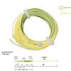 Aventik Weight Forward Fly Fishing Line Floating PercerptionLine Ultra Low Core 2PCS Welded Loop (Light Green+Dark Green+Yellow, WF8F) view 4
