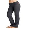 Active Regular Leg Stretch Cotton Fold Over Workout Yoga Pants AB8150 (3XL, Charcoal) view 1