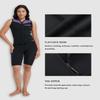 Lemorecn Wetsuit Top Women, 3mm Sleeveless Neoprene Wet Suit Tops Jacket Front Zip Diving Vest for Water Sports view 3