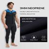 Lemorecn Wetsuits Top Premium Neoprene 3mm Zipper Diving Vest (2095blueM) view 2