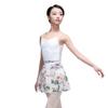Baiwu Dance 116141023 Lace Gymnastics Leotards (White, L) view 3