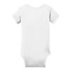 UGP Campus Apparel YC01 - Carnegie Mellon Tartans Basic Block Creeper - 6 Months - White view 3