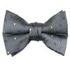 Spring Notion Boys' Pre-tied Woven Bow Tie Large Lilac Dotted view 1