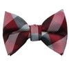 Spring Notion Boys' Pre-tied Woven Bow Tie Small Checkered Red view 1