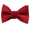 Spring Notion Boys' Pre-tied Woven Bow Tie Large Red Patterned view 1