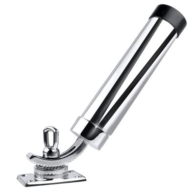 360 Degree Adjustable Fishing Rod HolderHoffen Deck Mount 316 Stainless Steel Rod Pod Rack for Marine Boat Yacht