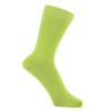 ZAKIRA Finest Combed Cotton Dress Socks in Plain Vivid Colours for Men, Women, 7-12 (US), Lime view 3