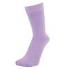 ZAKIRA Finest Combed Cotton Dress Socks in Plain Vivid Colours for Men, Women, 7-12 (US), Lilac view 2
