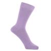 ZAKIRA Finest Combed Cotton Dress Socks in Plain Vivid Colours for Men, Women, 7-12 (US), Lilac view 3