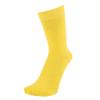 ZAKIRA Finest Combed Cotton Dress Socks in Plain Vivid Colours for Men, Women, 6-9 (US), Yellow view 3