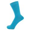 ZAKIRA Finest Combed Cotton Dress Socks in Plain Vivid Colours for Men, Women, 7-12 (US), Turquoise view 1