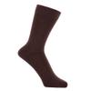 ZAKIRA Finest Combed Cotton Dress Socks in Plain Vivid Colours for Men, Women, 6-9 (US), Brown view 3