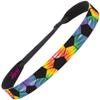 Hipsy Women's Adjustable NO SLIP I Love Soccer Headbands (Tie Dye Mixed Soccer 3pk) view 2