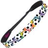 Hipsy Women's Adjustable NO SLIP I Love Soccer Headbands (Tie Dye Mixed Soccer 3pk) view 3
