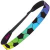 Hipsy Women's Adjustable NO SLIP I Love Soccer Headbands (Rainbow Mixed Soccer 3pk) view 2