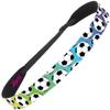 Hipsy Women's Adjustable NO SLIP I Love Soccer Headbands (Rainbow Mixed Soccer 3pk) view 3
