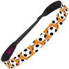 Hipsy Women's Adjustable NO SLIP I Love Soccer Headbands (Orange Mixed Soccer 3pk) view 3