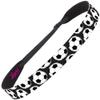 Hipsy Women's Adjustable NO SLIP I Love Soccer Headbands (Black Soccer Balls 3pk) view 2