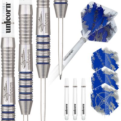 Unicorn Men's Silver Star Gary Anderson Darts - Blue, Size 23 g