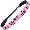 Hipsy Women's Adjustable NO SLIP I Love Soccer Headbands (Light Pink Mixed Soccer 3pk) view 4