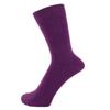 ZAKIRA Finest Combed Cotton Dress Socks in Plain Vivid Colours for Men, Women, 6-9 (US), Purple view 1