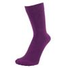 ZAKIRA Finest Combed Cotton Dress Socks in Plain Vivid Colours for Men, Women, 6-9 (US), Purple view 3