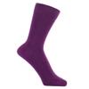 ZAKIRA Finest Combed Cotton Dress Socks in Plain Vivid Colours for Men, Women, 6-9 (US), Purple view 4