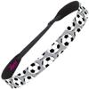 Hipsy Women's Adjustable NO SLIP I Love Soccer Headbands (Grey Mixed Soccer 3pk) view 3