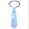 Spring Notion Boys' Pre-tied Woven Zipper Tie Medium Aqua Stripes view 1