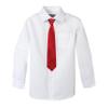 Spring Notion Boys' Pre-tied Woven Zipper Tie Small Red Patterned view 3